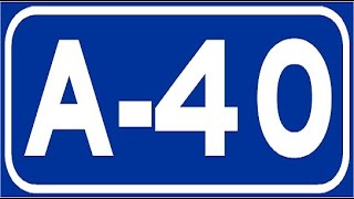 A-40 Toledo , Autovía de la Meseta Sur , Tramo: Enlace A-5 - Torrijos / A-40 Highway , Spain