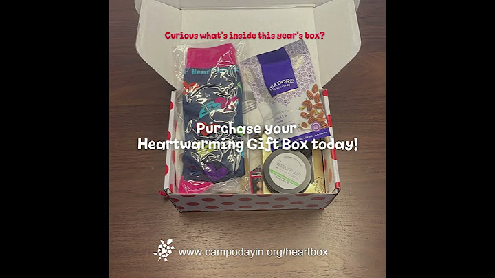 Purchase your Heartwarming Gift Box today!