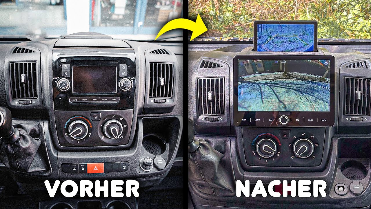 PERFEKTES KAMERASYSTEM für CAMPER + RÜCKFAHRKAMERA (Dynavin Ducato Dynavision 360 Einbau & Test)