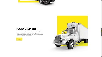 free transport website template with builder