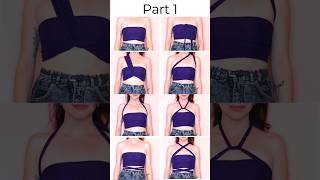 How to tie a wrap shirt: part 1 #diywrapshirt #stylingawrapshirt #diyfashion
