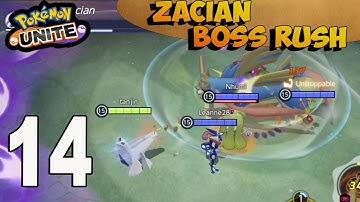 Pokemon Unite - Gameplay Walkthrough part 14 - Zacian Boss Rush🔥(Android ,iOS)