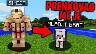 MLAĐI BRAT ME JE PRENKOVAO U MINECRAFTU! *najbolji prank do sada*