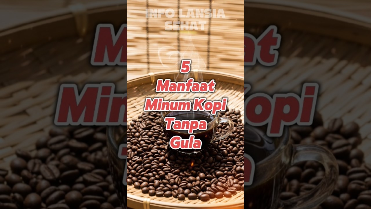 5 Manfaat Minum Kopi Tanpa Gula 