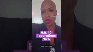 Rep. Ayann Pressley ask for support for her reparations bill #reparations #ayannapressley #HR40