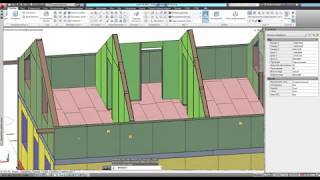 Проектируем дом из СИП панелей с помощью динамических 3D блоков. Часть 8 Стены  2 го этажа