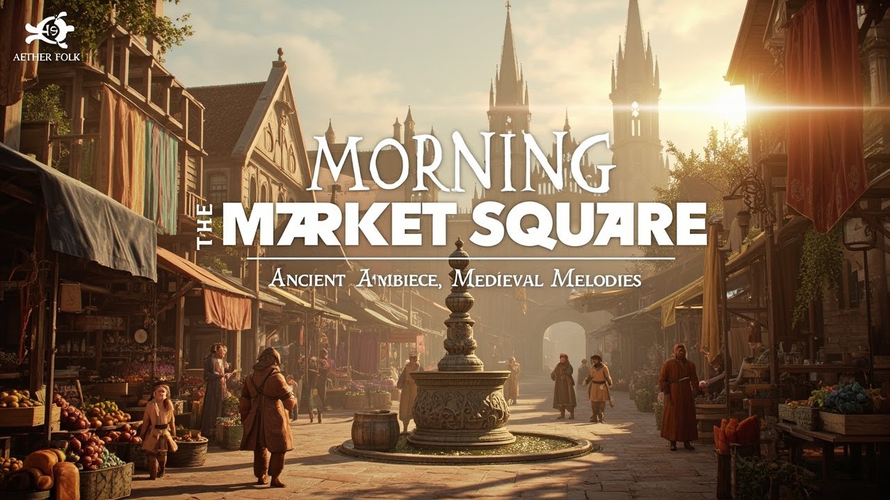 Medieval Morning: A Journey Through the Market Square