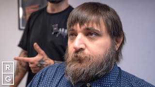 He Got A Massive Hair And Beard Transformation Classic Short Back Sides Mens Haircut