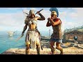 Assassin's Creed Odyssey - Epic Stealth Kills, Brutal Combat & Finishing Moves with Athena's Outfit
