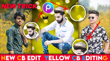 Picsart yellow CB Editing tutorial Bokeh Background smooth SkinComplete Retouching Picsart #CEEdit