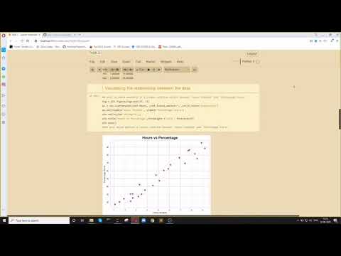 Supervised Machine Learning | Simple Linear Regression | Jupyter Notebook Demo