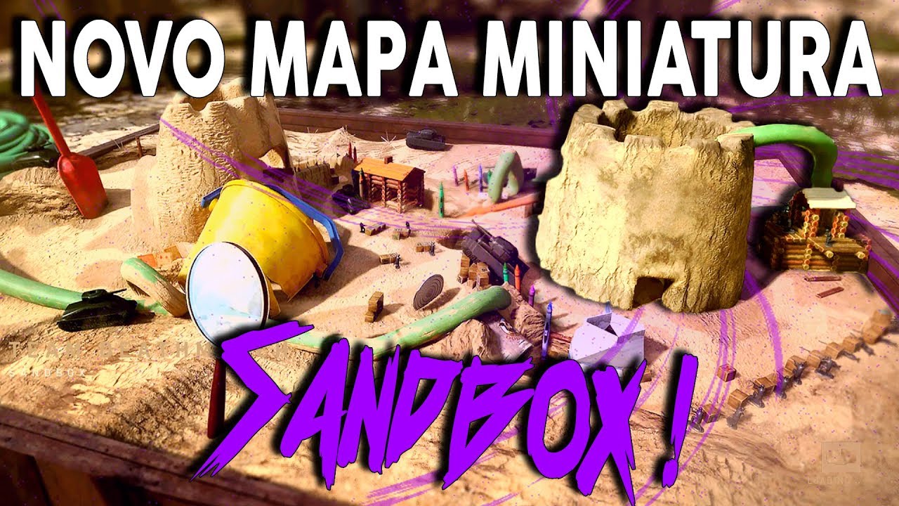 SOLDADINHOS EM UMA CAIXA DE AREIA?! NOVO MAPA SANDBOX - CoD WW2 - YouTube