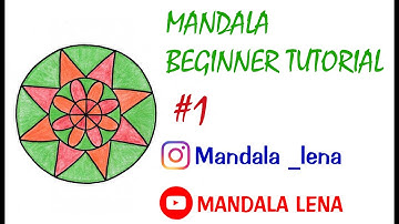 Easy Mandala Art for beginners|| How to draw Mandala Art for beginners @Mandal Lena #mandala #easy