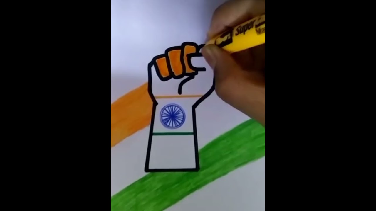 🇮🇳PATRIOTIC DRAWING FOR INDIA 🇮🇳