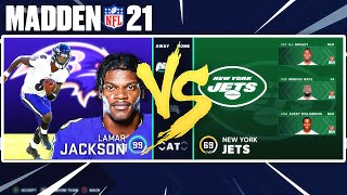 Can a Team of Lamar Jacksons Beat the Jets? Madden 21