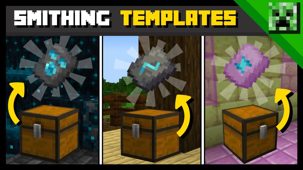 How to Find and Craft SMITHING TEMPLATES in Minecraft 1.20 Update