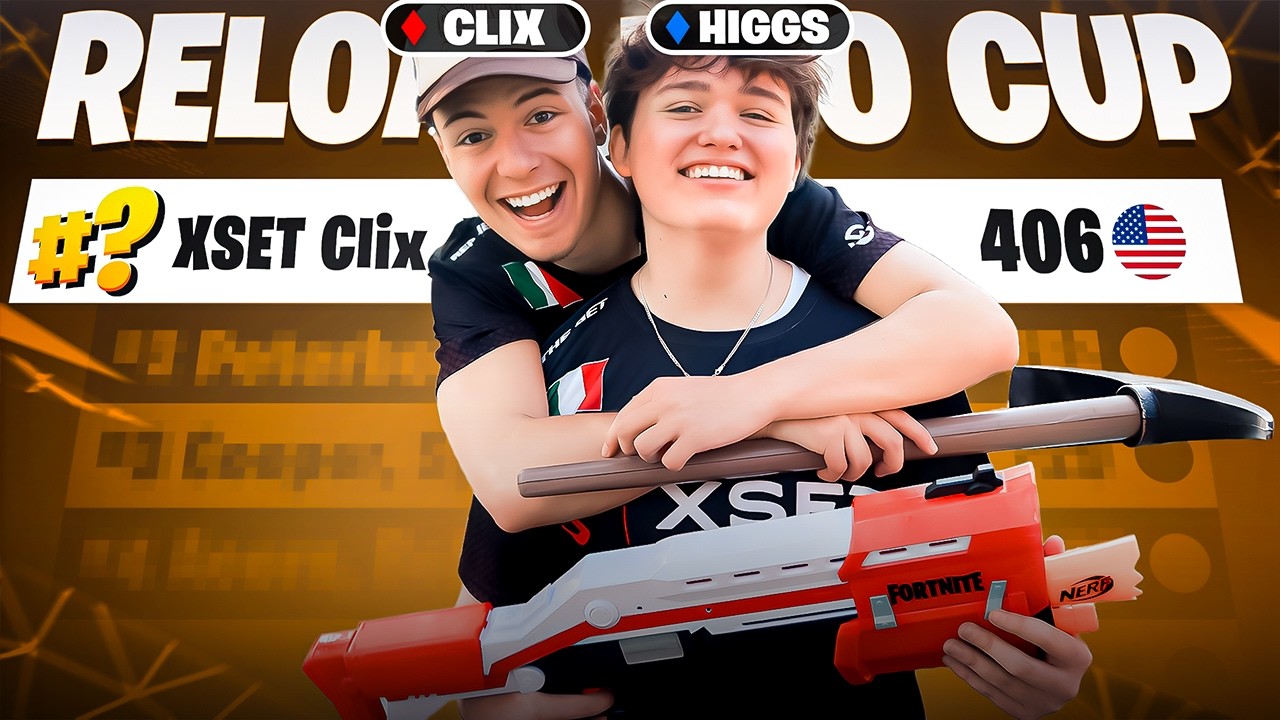 HIGGS CARRYS CLIX IN THE DUO RELOAD CUP (150 KILLS) 🏆