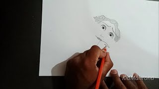 Rapunzel Character Sketch Pencil Work Art Pencil Drawing Easy Drawing Idea