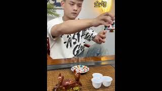 Magic teacup 茶杯魔术 #tea #teacup #magic #skills #wow #art #share #amazing #video #good #nice #chinese