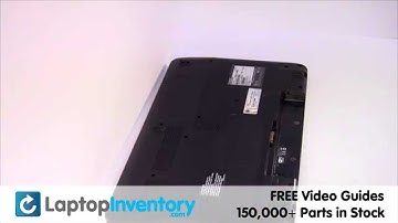 Toshiba C650 C655 Battery Installation Replacement Guide Satellite  Install Laptop