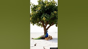 The Peacock Saved the Guava Tree… But One Day a Bear Destroyed It | #ai #water #plants #peacock