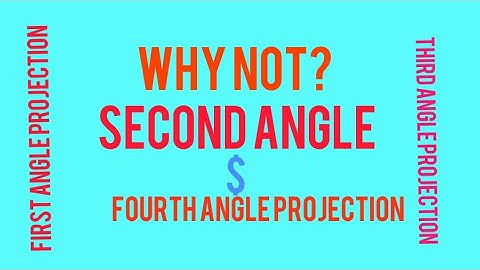 Why not use?2nd and 4th angle projection in mechanical engineering