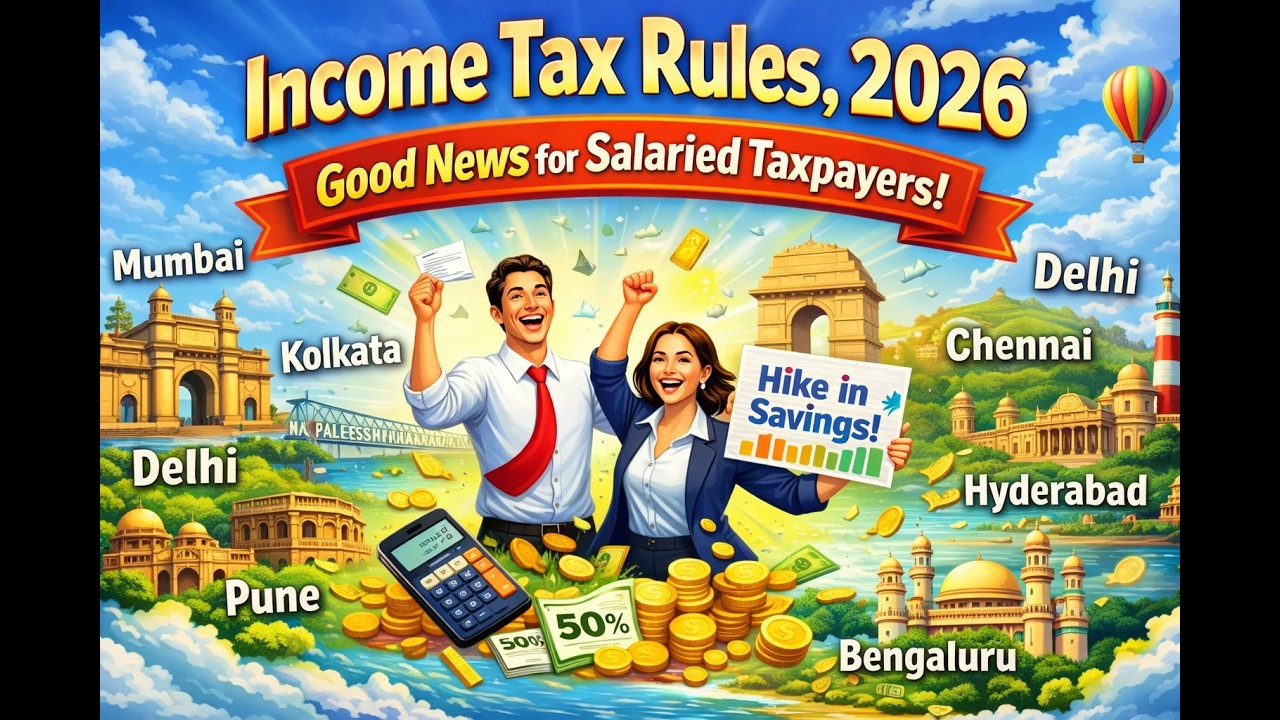 Good news for salaried employees--- New Income tax rule 2026 - YouTube