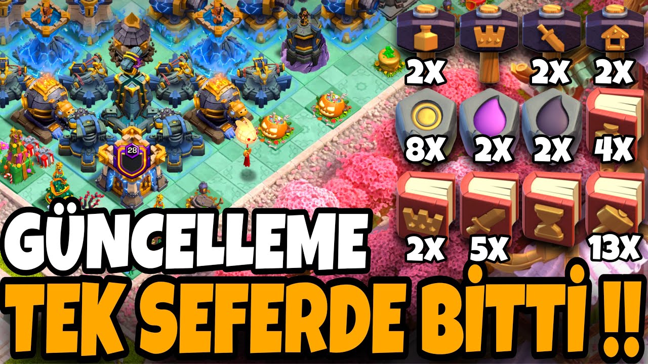 GÜNCELLEME GELDİĞİ GİBİ BİTTİ !! - Clash of Clans