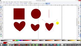 InkScape. Сердечки к дню святого Валентина. Valentine's Day Hearts screenshot 4