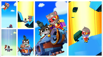 Talking Tom Hero Dash Game. New Update | Satisfying Gameplay Walk-through#gaming #talkingtomherodash