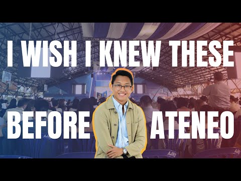 3 THINGS I WISH I KNEW BEFORE GOING TO ATENEO! Having no regrets in college(-ish)