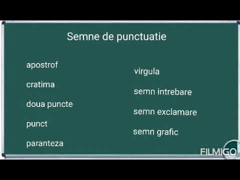 Video: Cum Se Pun Semne De Punctuație în Propoziții Complexe