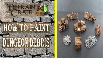 How To Paint| Dungeon Debris By Mantic [Terrain Crate]