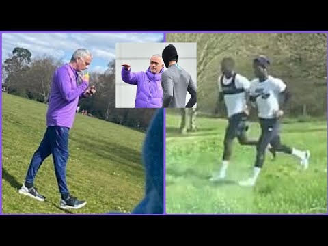 Jose Mourinho organised training session with Tottenham players at London park