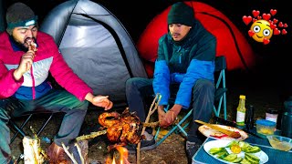 Night Group Camping In Forest Of Uttarakhand | Camping In India | @UnknownDreamer