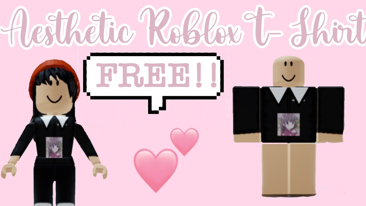 How to make an aesthetic Roblox T-Shirt without Robux or premium! - YouTube