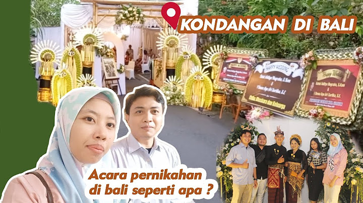 Kondangan di BALI | Acara Pernikahan di Bali Seperti Apa ? | Gianyar Bali