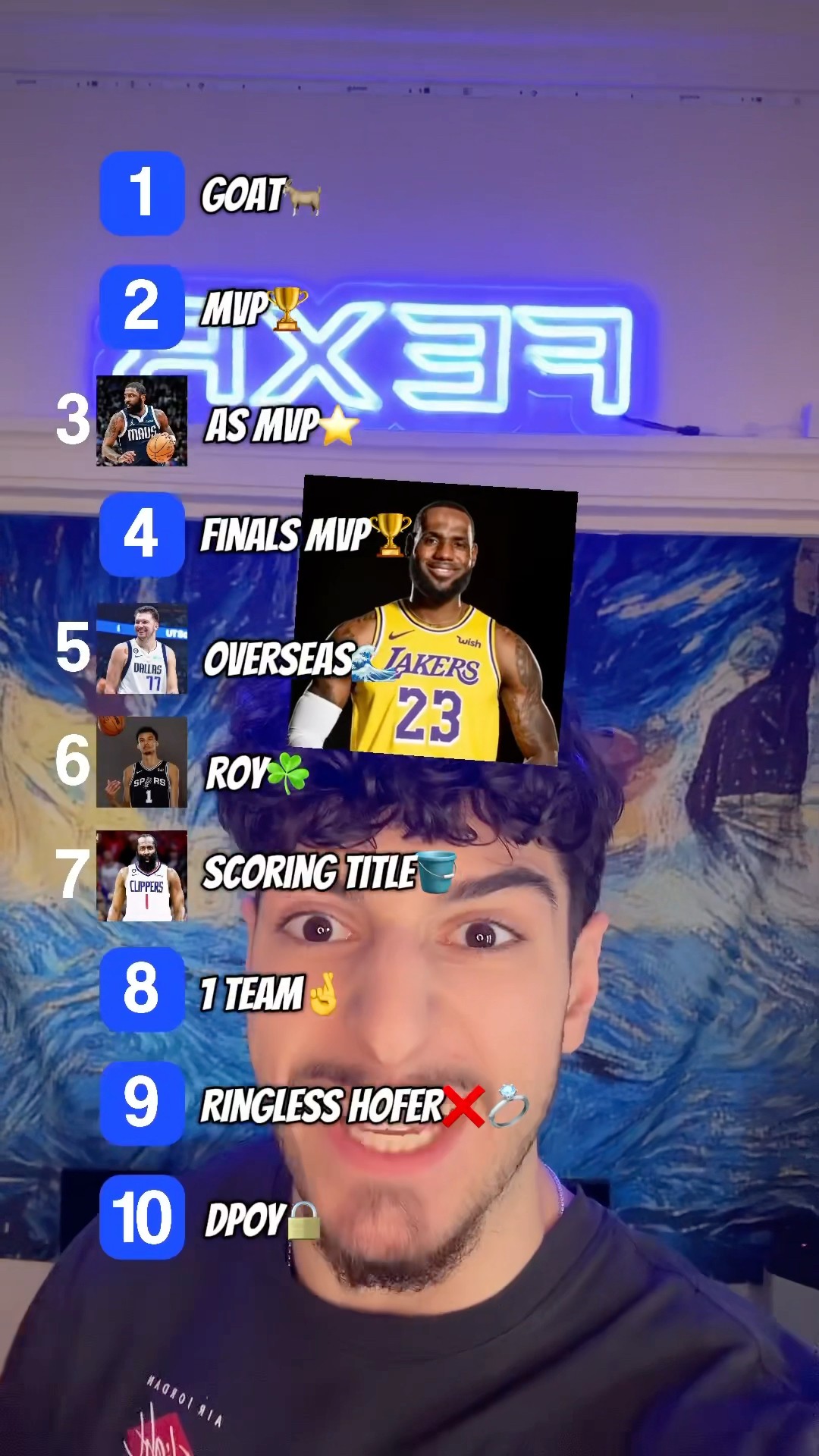 LEBRON CLUTCHHHH sold by the supporting cast again? #nba #lebron #shaq #kyrie #wemby #fexr