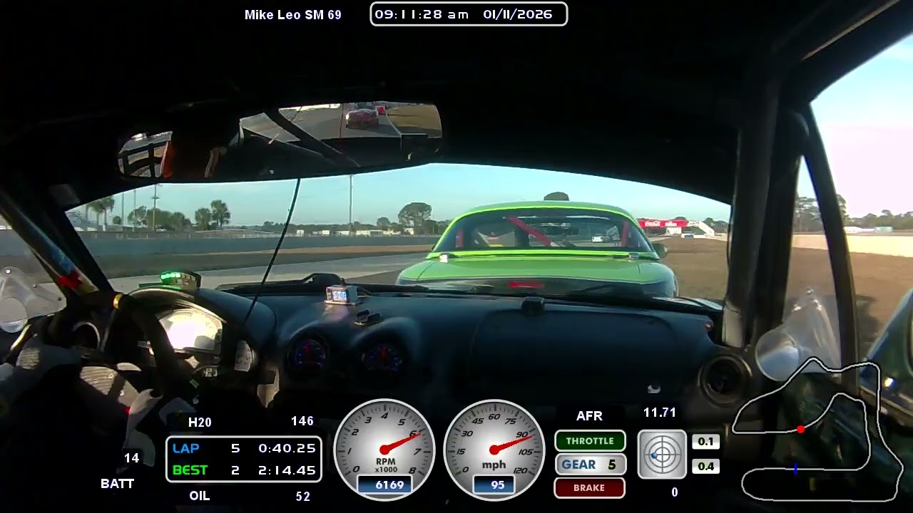 2026 Spec Miata Sebring National Todd B Race 2. Thank you Micheal Leo