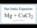 Net Ionic Equations and Spectator Ions