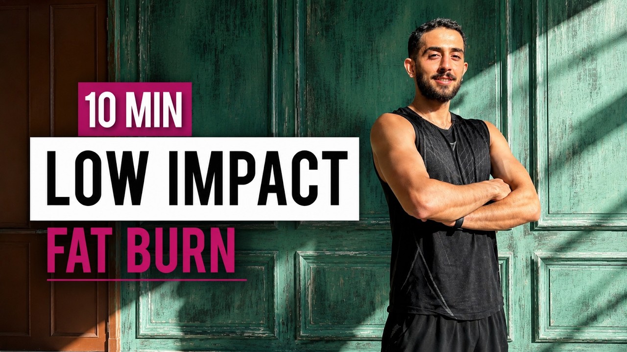 10 MIN LOW IMPACT WORKOUT | No Jumping Cardio for Fat Burn - YouTube