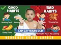 Good Habits vs Bad Habits | Learn Daily Habits for Kids
