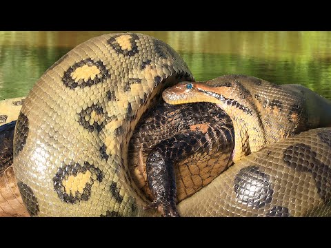 10 Brutal Moments Python Swallows Everything: Python Eat Crocodile, Komodo Dragon, Wild Dogs...