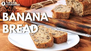 OLD FASHIONED BANANA BREAD | How to make Better than Starbucks Crunchy & Moist Banana Bread Recipe