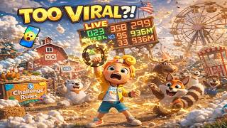 Download Lagu Farm Goes VIRAL! 📱😱 24 Hour Challenge Chaos! Maxi \u0026 Boltie Funny Farm Cartoon MP3
