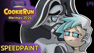 Cookie Run Speedpaint - MERMAY 2026 - Day 17 - CHARMENTHOL! 🪦✝️🍪🧜‍♂️