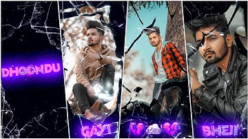 new style glass break status video editing in kinemaster video editing | trending status editing