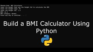 Build a Body Mass Index (BMI) Calculator Using Python screenshot 4