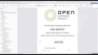 Server - OCE - Chiplet Systems - workstream - (2026-09-23)