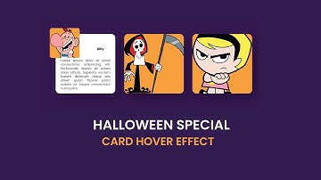 Card Hover Effect | HTML, CSS #halloween